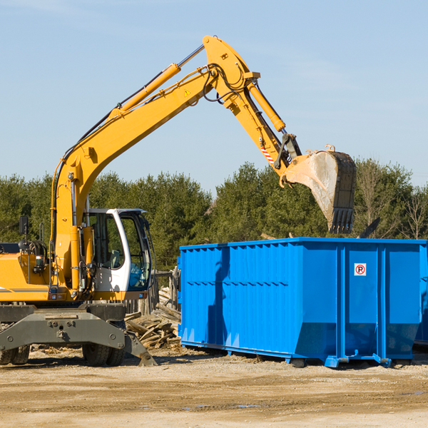 can i choose the location where the residential dumpster will be placed in Mahoning PA